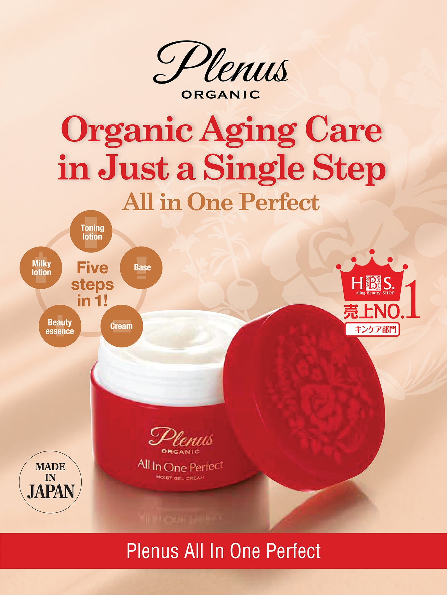 PLENUS Organic All-in-One Perfect Cream 63g Mayson Beauty