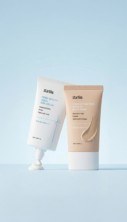 STARLIKE PDRN Skin Fit Aqua Sun Cream 50ml Mayson Essentials Pte Ltd