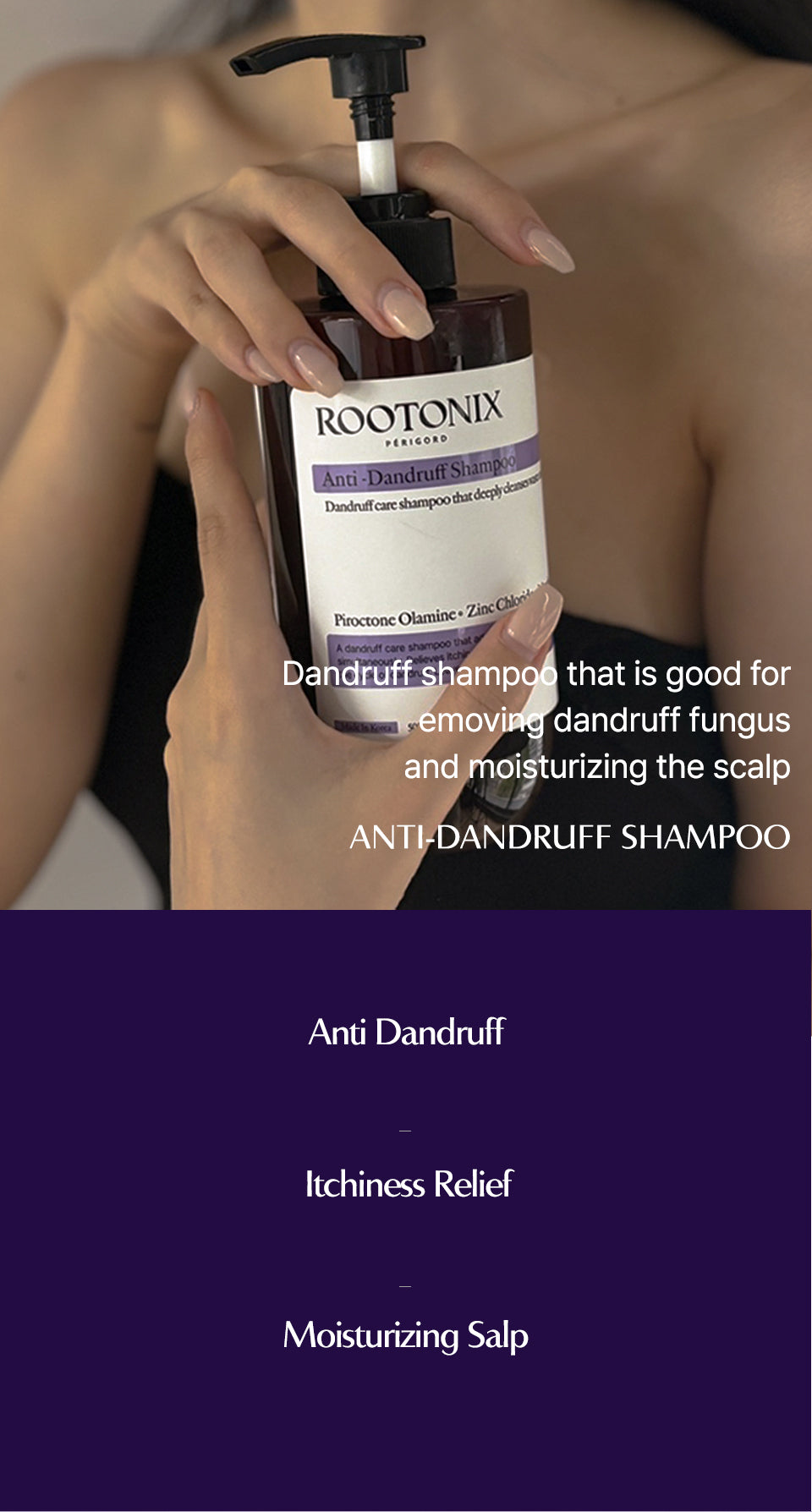 ROOTONIX Anti-Dandruff Shampoo – 500ml Mayson Essentials Pte Ltd