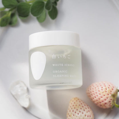 White Ichigo Organic Sleeping Mask 50g (Made in Japan) MaysonBeauty