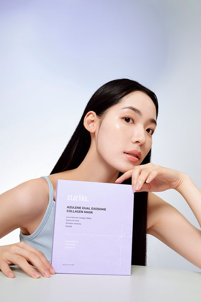 STARLIKE Azulene Dual Exosome Collagen Mask 1 Box (5 sheets) Mayson Essentials Pte Ltd