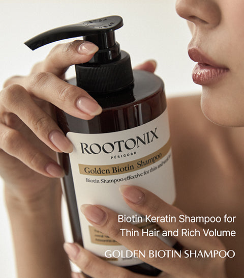 Golden Biotin Shampoo for Thin Hair Root Volume – 500ml Mayson Essentials Pte Ltd
