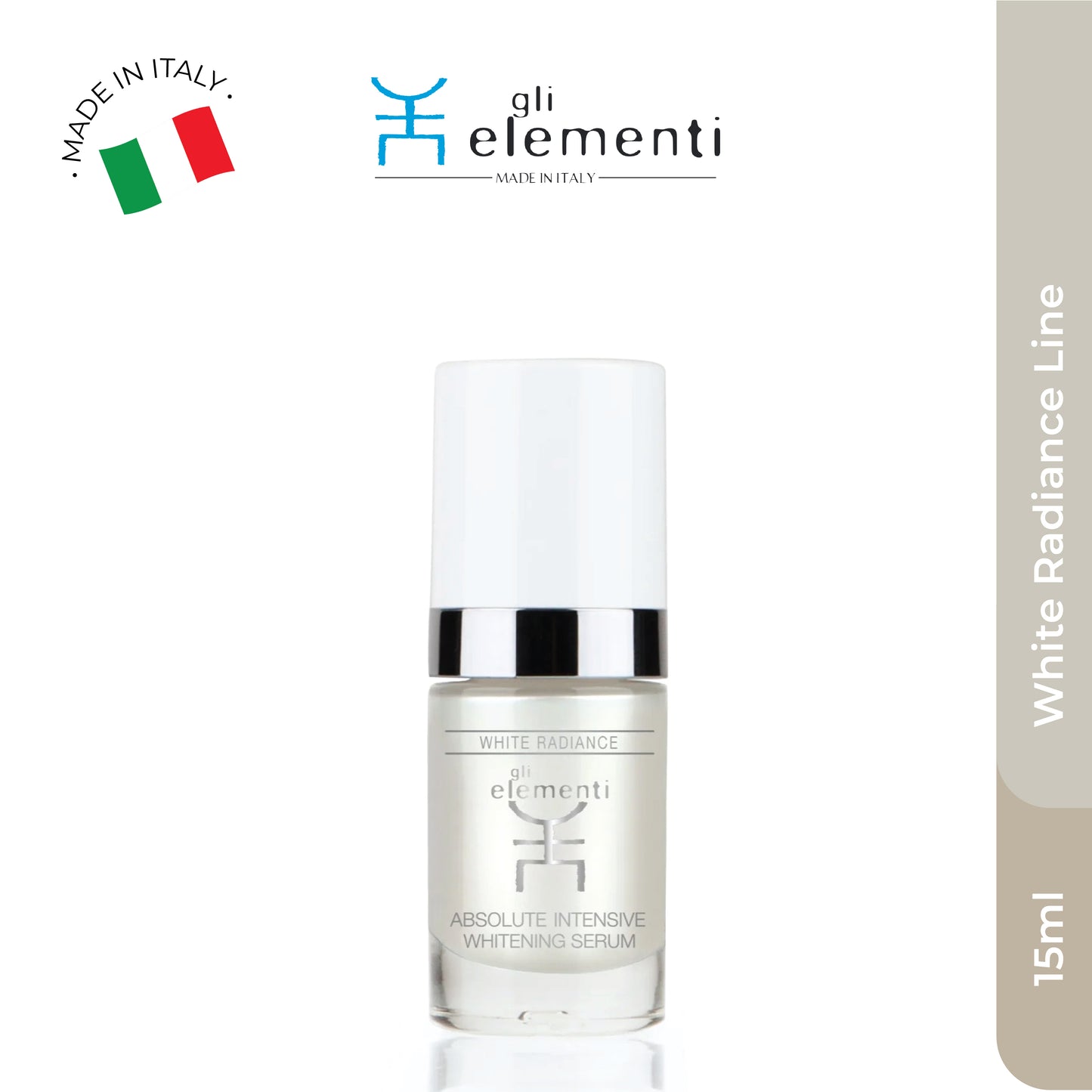 Gli Elementi Absolute Intensive Whitening Serum 15ml MaysonBeauty