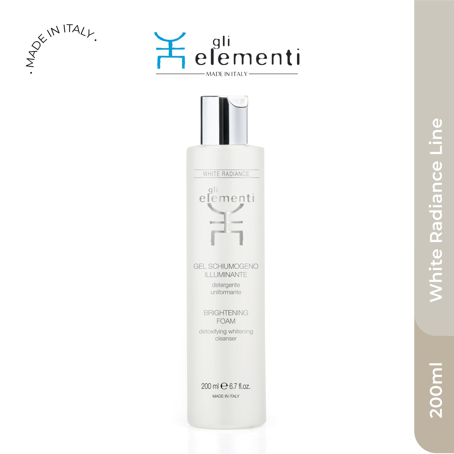Gli Elementi Brightening Foam 200ml MaysonBeauty