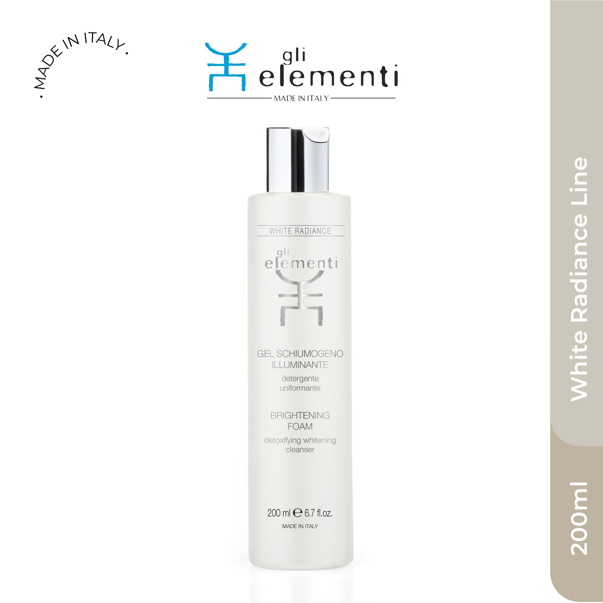 Gli Elementi Brightening Foam 200ml MaysonBeauty
