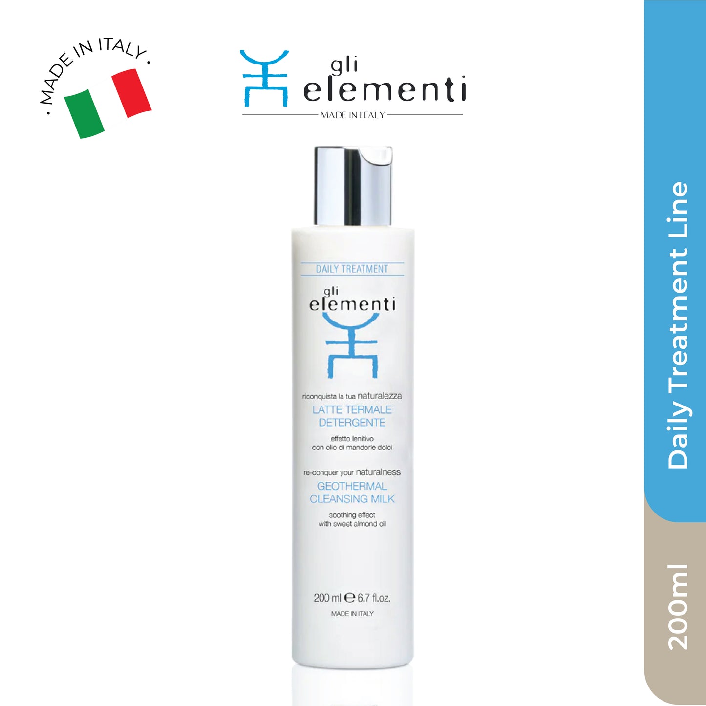 Gli Elementi Geothermal Cleansing Milk 200ml MaysonBeauty