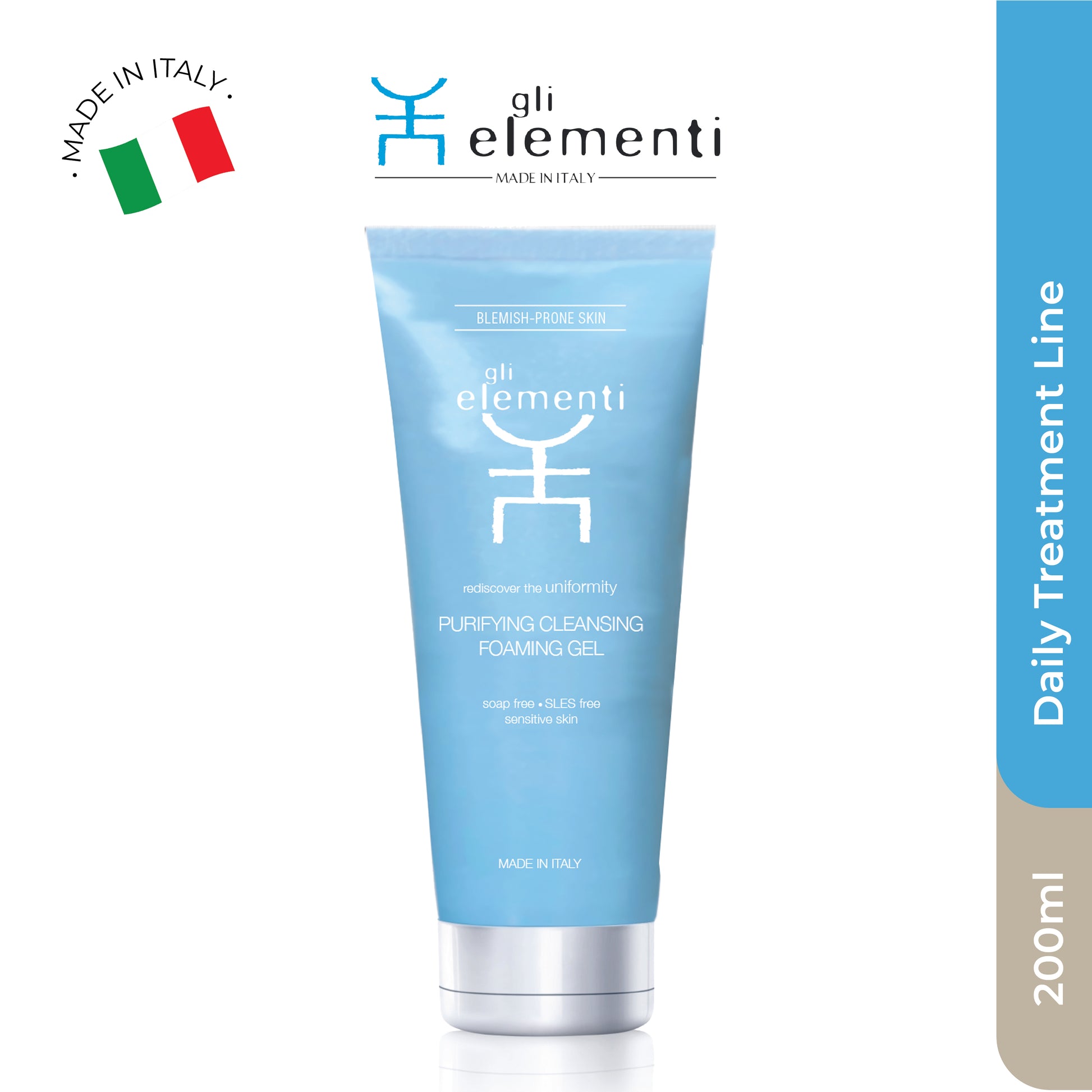 Gli Elementi Purifying Cleansing Foaming Gel 200ml MaysonBeauty