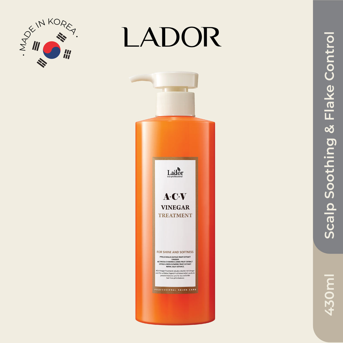 Lador ACV Vinegar Treatment 430ml MaysonBeauty