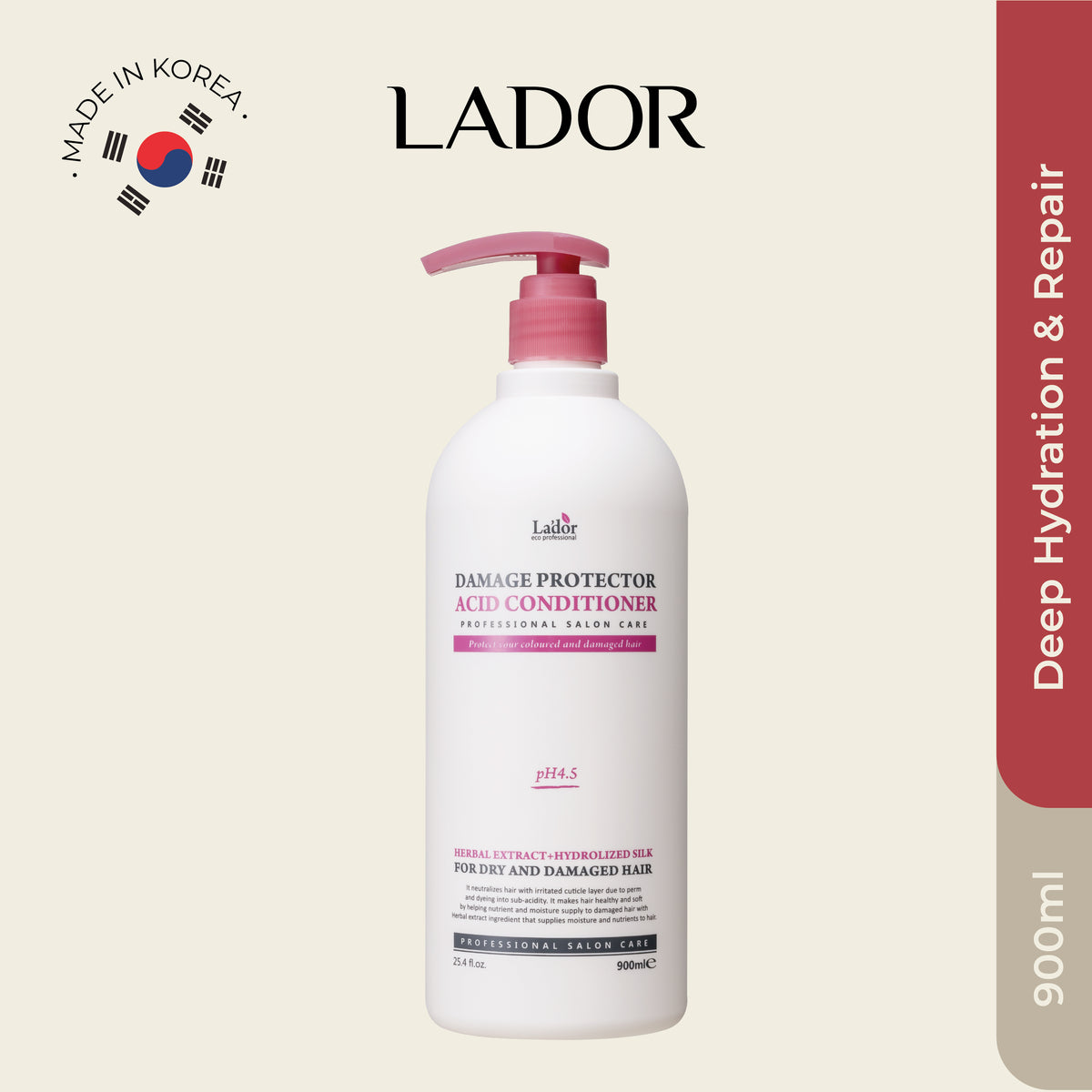 Lador Damage Protector Acid Conditioner 900ml MaysonBeauty