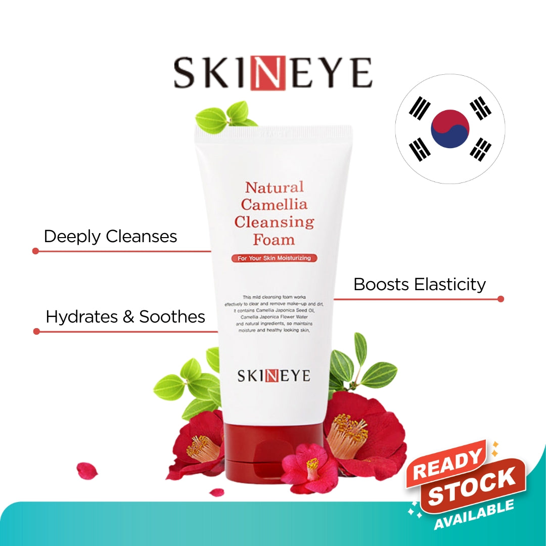 SKINEYE Natural Camellia Cleansing Foam 120ml MaysonBeauty