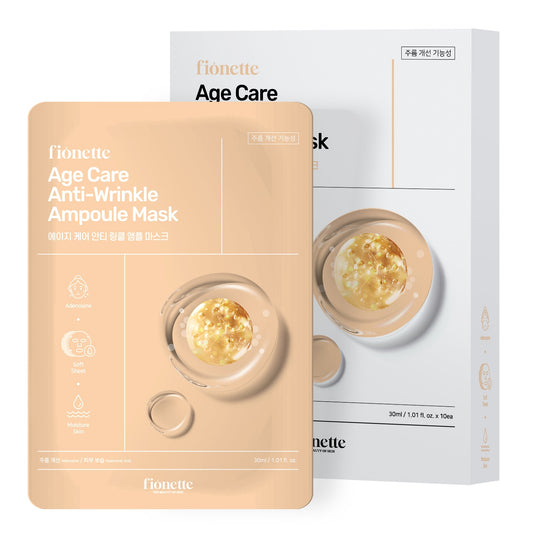 Fionette Facial Mask Collection (10pcs) - Age Care Anti-Wrinkle Ampoule Mask Mayson Beauty