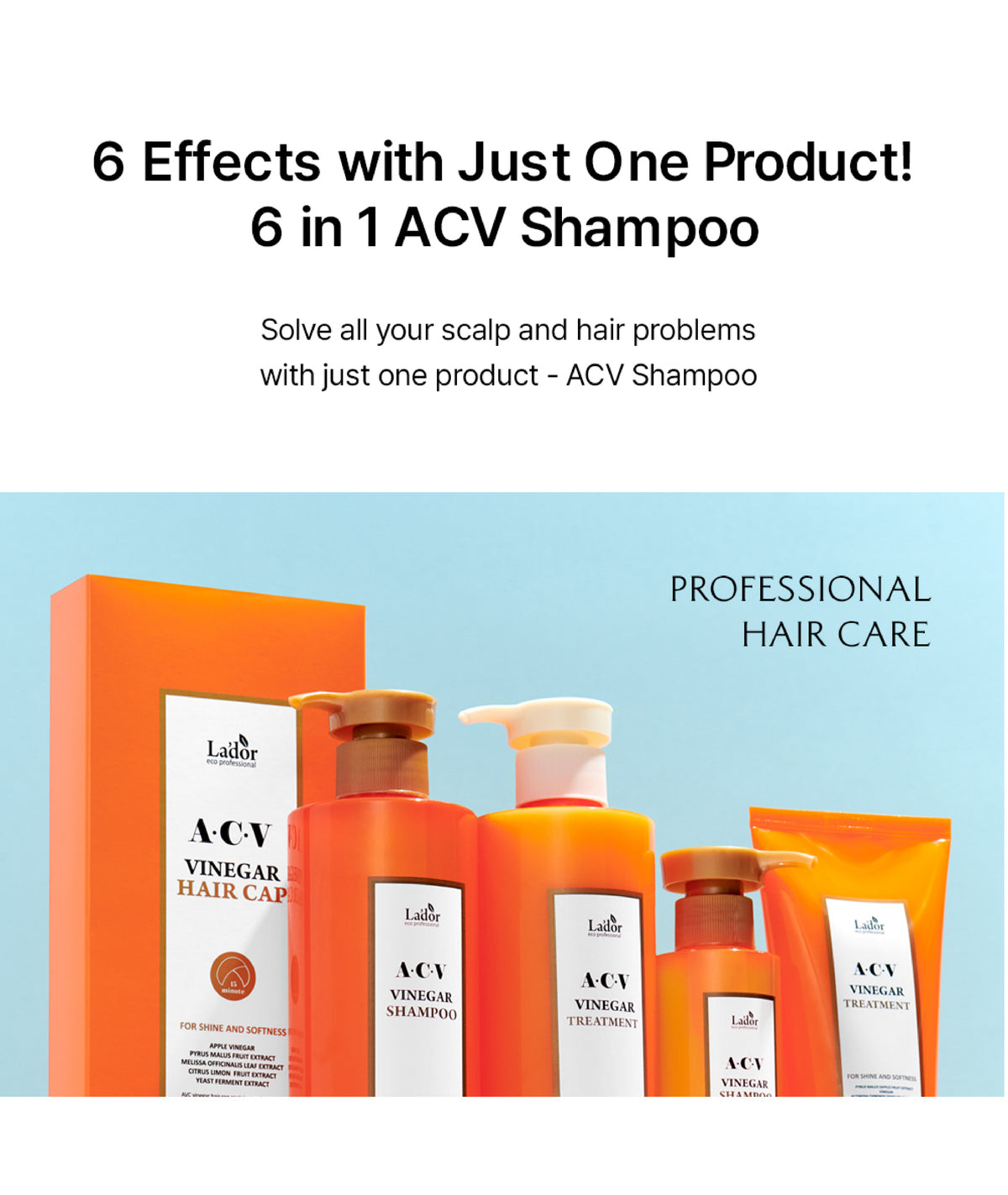 Lador ACV Vinegar Shampoo 430ml MaysonBeauty
