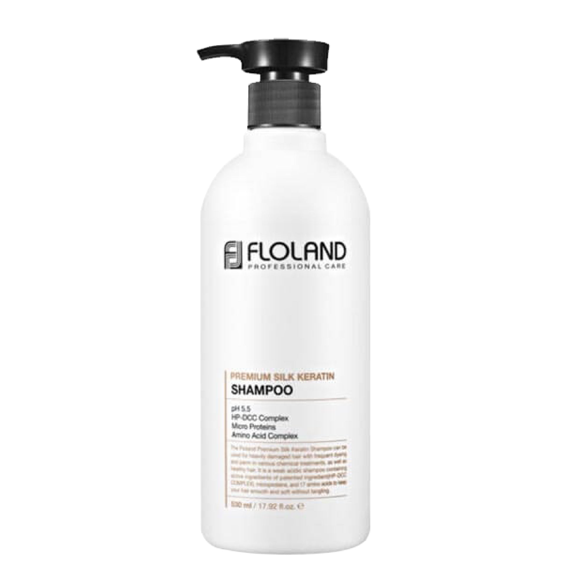 Floland Premium Silk Keratin Shampoo 530ml MaysonBeauty