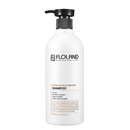 Floland Premium Silk Keratin Shampoo 530ml MaysonBeauty