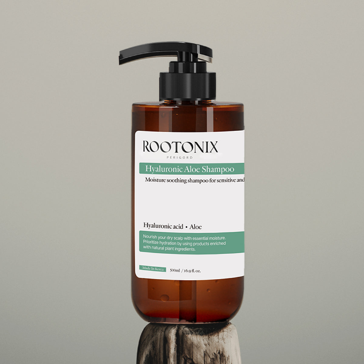ROOTONIX Moisturizing Hyaluronic Aloe Shampoo for Dry Scalp – 500ml Mayson Essentials Pte Ltd