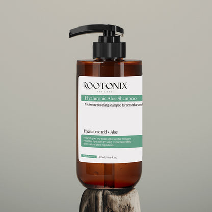 ROOTONIX Moisturizing Hyaluronic Aloe Shampoo for Dry Scalp – 500ml Mayson Essentials Pte Ltd