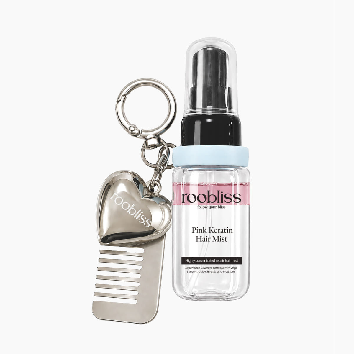 ROOBLISS Pink Keratin Hair Mist Keyring – Free Gift MaysonBeauty