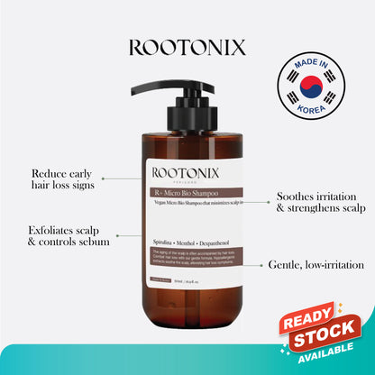 ROOTONIX R+ Micro Bio Shampoo – 500ml Mayson Essentials Pte Ltd