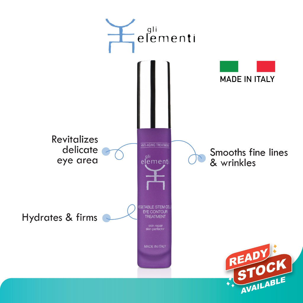 Gli Elementi Vegetable Stem Cells Eye Contour Treatment 15ml Mayson Beauty