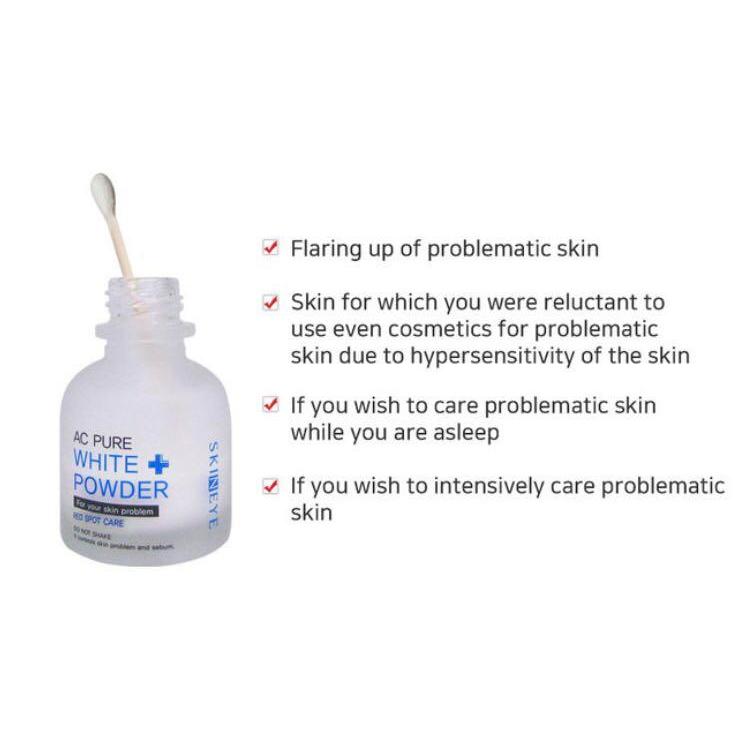 SKINEYE AC Pure White Powder 20ml - Spot Care/Acne Treatment MaysonBeauty