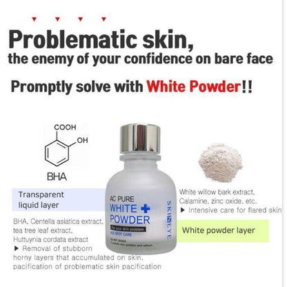 SKINEYE AC Pure White Powder 20ml - Spot Care/Acne Treatment MaysonBeauty