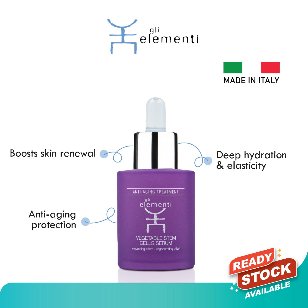 Gli Elementi Vegetable Stem Cells Serum 30ml Mayson Beauty