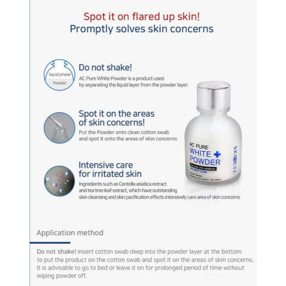 SKINEYE AC Pure White Powder 20ml - Spot Care/Acne Treatment MaysonBeauty