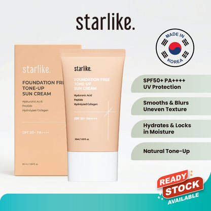 STARLIKE Foundation Free Tone-Up Sun Cream 50ml Mayson Essentials Pte Ltd