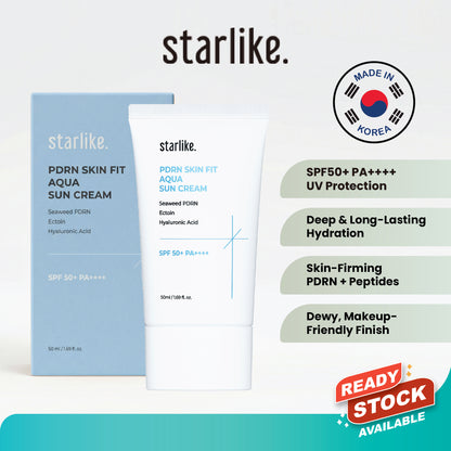STARLIKE PDRN Skin Fit Aqua Sun Cream 50ml Mayson Essentials Pte Ltd