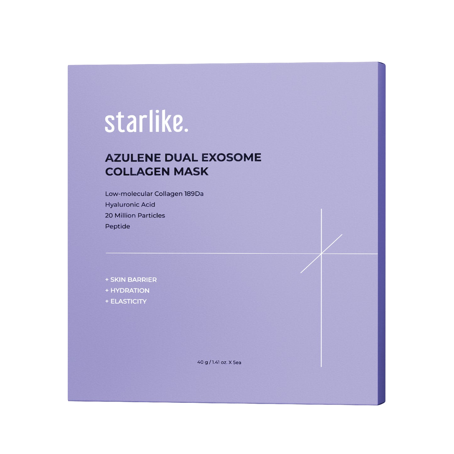 STARLIKE Azulene Dual Exosome Collagen Mask 1 Box (5 sheets) Mayson Essentials Pte Ltd