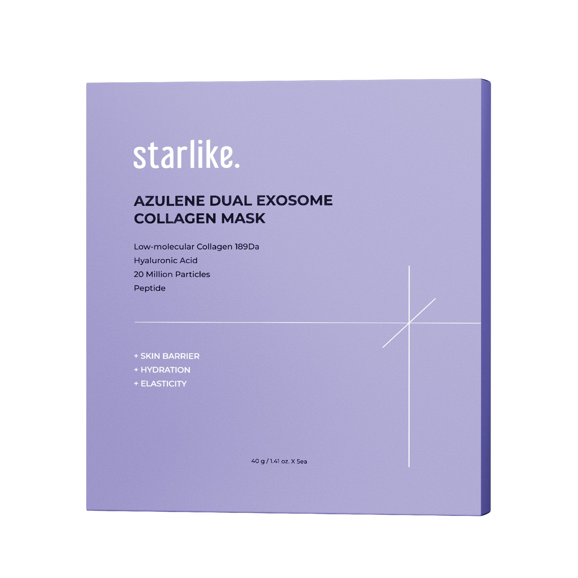 STARLIKE Azulene Dual Exosome Collagen Mask 1 Box (5 sheets) Mayson Essentials Pte Ltd